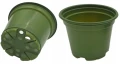 Doniczka plastikowa do rozsad roślin zielona 9cm 20szt