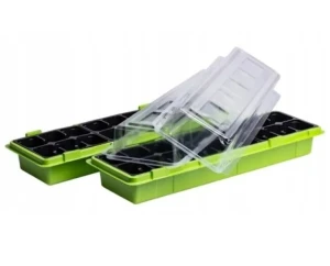 Doniczka do rozsad roślin mini szklarnia 47x16cm 2szt