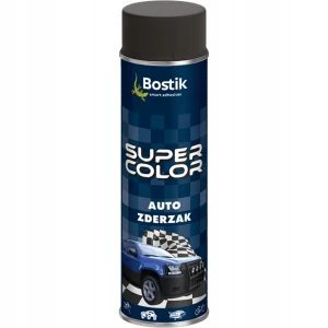 Bostik Super Color Auto Zderzak lakier akrylowy Czarny mat 500ml