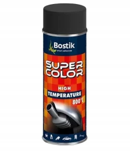 Bostik lakier żaroodporny spray do pieca tłumika Antracyt 800°C 400ml
