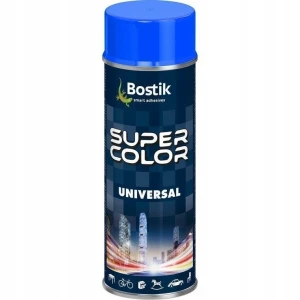 Bostik Super Color Universal spray farba Niebieski mat 400ml