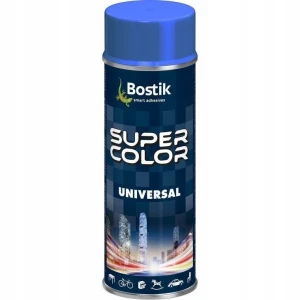 Bostik Super Color Universal spray farba Ciemny Niebieski mat 400ml