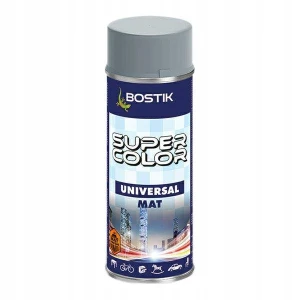 Bostik Super Color Universal spray farba Szary mat 400ml