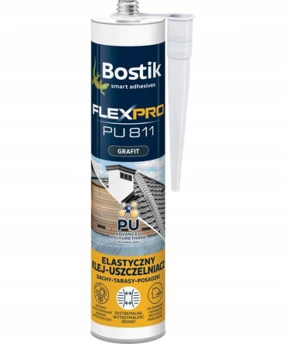 Bostik Flexpro klej-uszczelniacz elastyczny Grafit 300ml