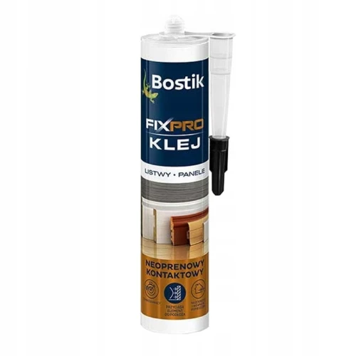 Bostik FIXPRO klej montażowy listwy panele Kauczuk neoprenowy 300ml
