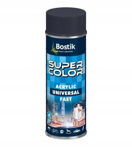 Bostik Super Color Acrylic Fast spray lakier akrylowy Antracyt 400 ml