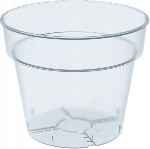Doniczka plastikowa do upraw rozsad transparentna 23,5 cm Planti