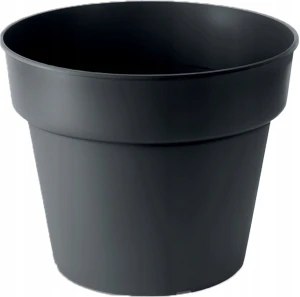 Doniczka plastikowa do upraw rozsad czarny 23,5 cm Planti