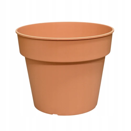 Doniczka plastikowa do upraw rozsad terakota ceglana 23,5 cm Planti