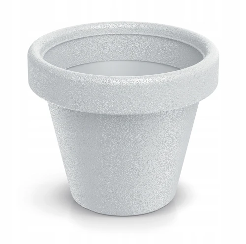 Doniczka plastikowa osłonka okrągła biała 33,8 cm Origina