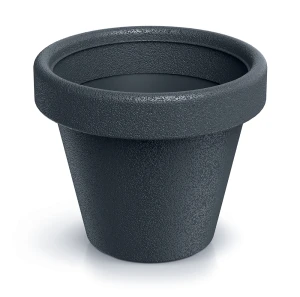 Doniczka plastikowa osłonka okrągła szary antracyt 33,8 cm Origina