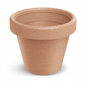 Doniczka plastikowa osłonka okrągła terakota ceglana 33,8 cm Origina