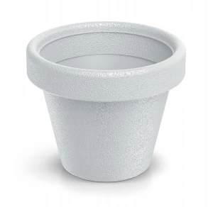Doniczka plastikowa osłonka okrągła biała 29,8 cm Origina