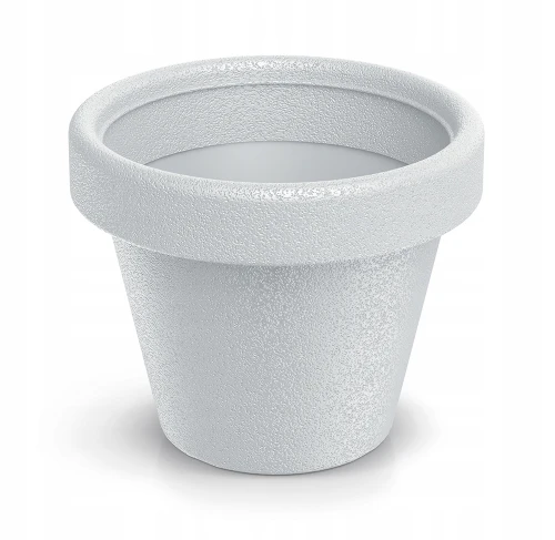Doniczka plastikowa osłonka okrągła biała 29,8 cm Origina