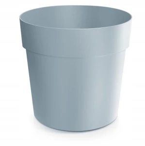 Doniczka plastikowa okrągła klasyczna jasny szary 17,9 cm Grower