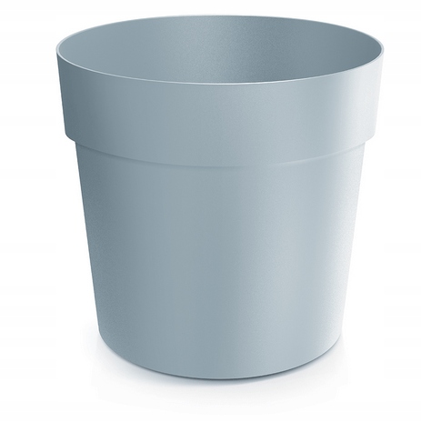 Doniczka plastikowa okrągła klasyczna jasny szary 17,9 cm Grower