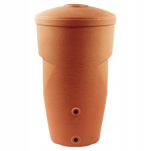 Zbiornik na deszczówkę plastikowy do ogrodu ceglany 270L