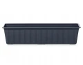 Doniczka plastikowa skrzynka balkonowa prostokątna antracyt 18x60cm