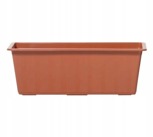 Doniczka plastikowa skrzynka balkonowa prostokątna terakota 18x60cm