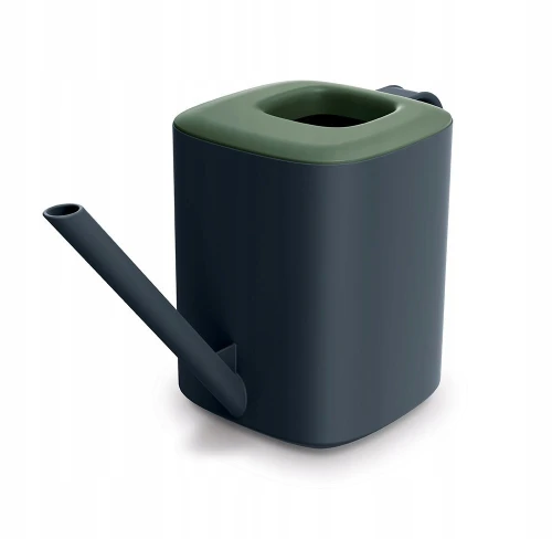 Konewka plastikowa do podlewania kwiatków uniwersalna antracyt-zieleń 1L Tubi