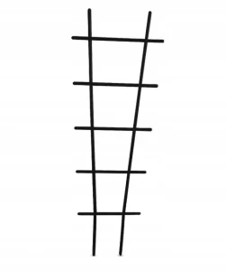 Podpora do roślin plastikowa drabinka do kwiatów antracyt 20x67cm