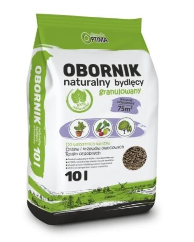 Obornik bydlęcy nawóz naturalny granulowany 10L