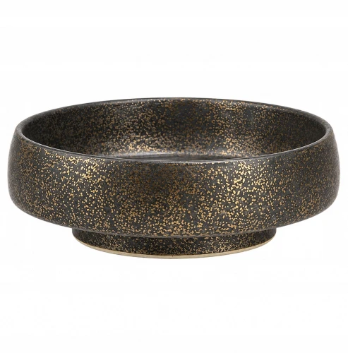 Doniczka ceramiczna osłonka misa okrągła naczynie kompozycyjne grafit 22cm
