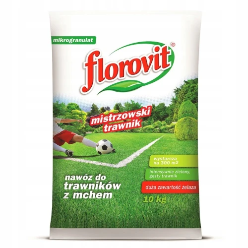 Florovit Nawóz do trawników z żelazem Mistrzowski Trawnik 10kg