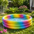 Intex Basen dmuchany okrągły mały brodzik kolorowy 168x38 cm
