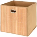 Pudełko do przechowywania ozdobne pojemnik organizer bambusowy 31x31cm