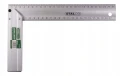 Kątownik stolarski aluminiowy wyraźna skala pomiarowa 45 i 90 stopni 300 mm