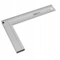 Kątownik stolarski aluminiowy ze skalą pomiarową 45 i 90 stopni 250 mm
