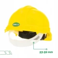 Stalco kask ochronny przemysłowy żółty BHP budowlany wentylowany