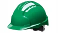 Stalco kask ochronny zielony wentylowany BHP budowlany