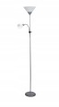 Lampa podłogowa stojąca LED Cleo E14+E27 szara