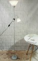 Lampa podłogowa stojąca LED Cleo E14+E27 szara