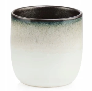 Doniczka ceramiczna osłonka okrągła Vintage beżowa 13 cm