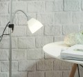 Lampa podłogowa stojąca LED Cleo E14+E27 szara