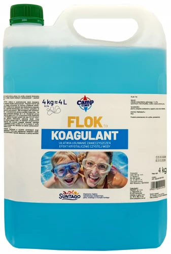 FlokTix koagulant do basenu poprawia klarowność wody 4L