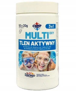 Aktywny Tlen Multi tabletki do dezynfekcji basenowej 50x20g 1kg