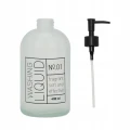Dozownik do mydła w płynie szklany minimalistyczny biały 400ml