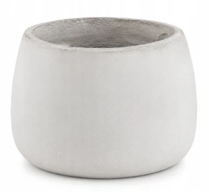 Doniczka ceramiczna misa dekoracyjna struktura betonu beżowa 47 cm