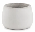 Doniczka ceramiczna misa dekoracyjna struktura betonu beżowa 33 cm