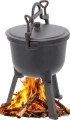 Kociołek żeliwny myśliwski na ognisko grill pieczonki 5L