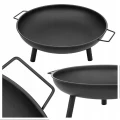 Palenisko ogrodowe metalowe do ogniska grilla i kociołka 58 cm