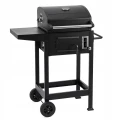 Grill węglowy ogrodowy ruszt żeliwny regulowany termometr przenośny 86cm