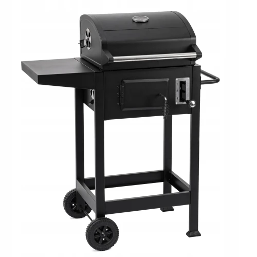 Grill węglowy ogrodowy ruszt żeliwny regulowany termometr przenośny 86cm