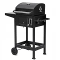 Grill węglowy ogrodowy ruszt żeliwny regulowany termometr przenośny 86cm