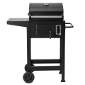 Grill węglowy ogrodowy ruszt żeliwny regulowany termometr przenośny 86cm