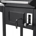 Grill węglowy ogrodowy ruszt żeliwny regulowany termometr przenośny 86cm